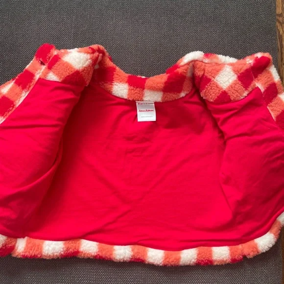 Hanna Andersson Buffalo Check Marshmallow Fleece (size 18-24 mos) worn once